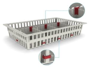 Scan module basket